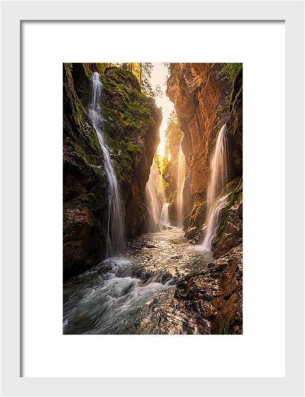 Flume Gorge Waterfall Serenity