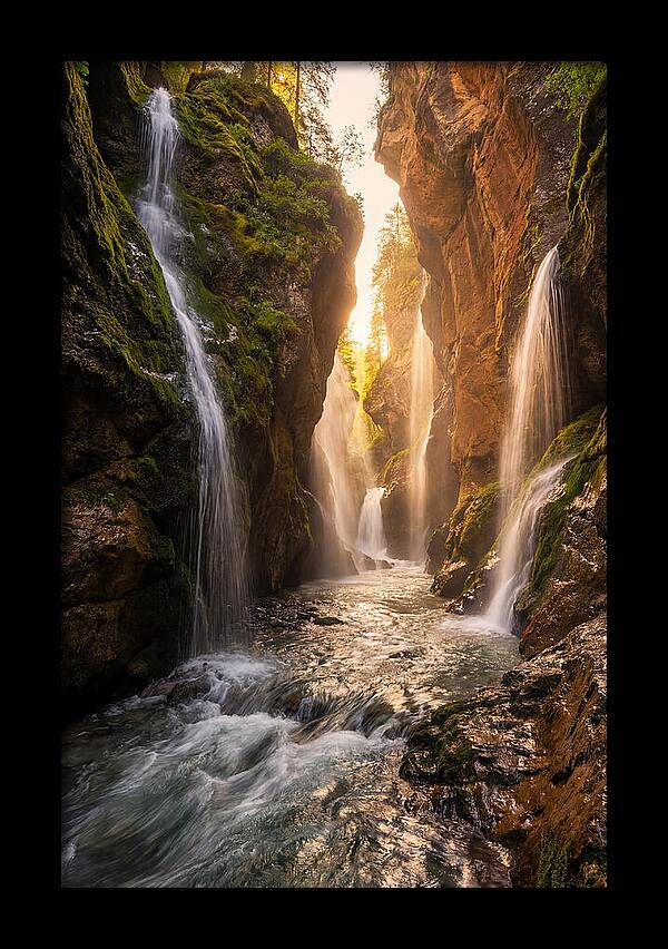 Flume Gorge Waterfall Serenity