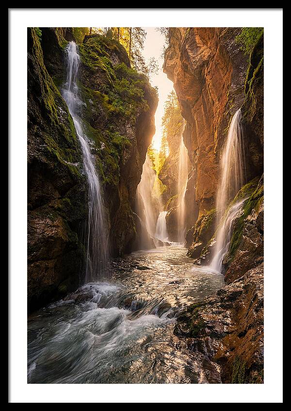 Flume Gorge Waterfall Serenity