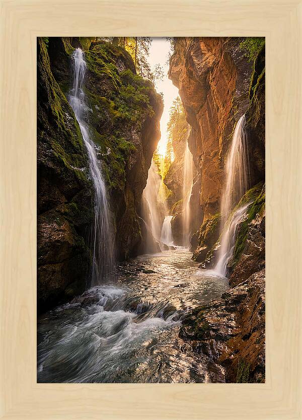 Flume Gorge Waterfall Serenity