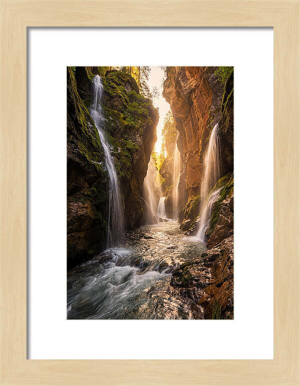 Flume Gorge Waterfall Serenity