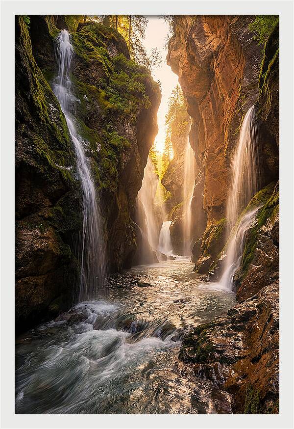 Flume Gorge Waterfall Serenity