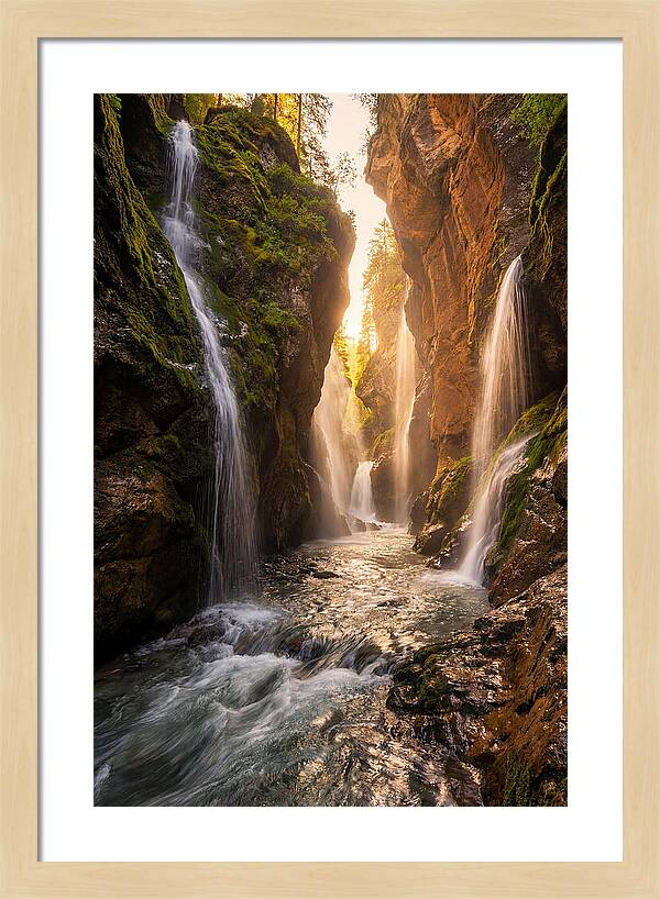 Flume Gorge Waterfall Serenity