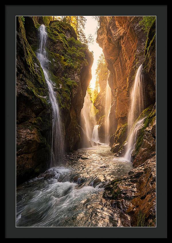 Flume Gorge Waterfall Serenity
