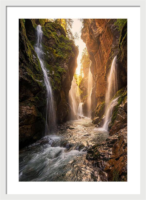 Flume Gorge Waterfall Serenity