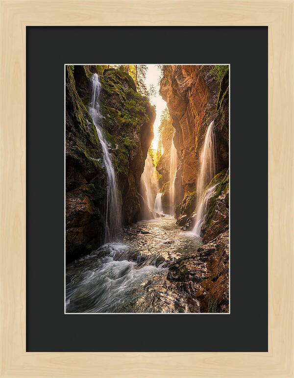 Flume Gorge Waterfall Serenity