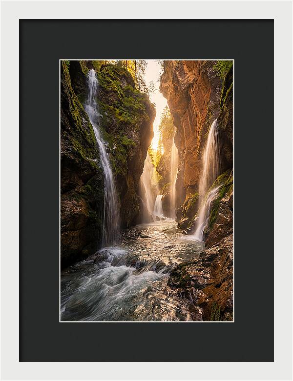 Flume Gorge Waterfall Serenity