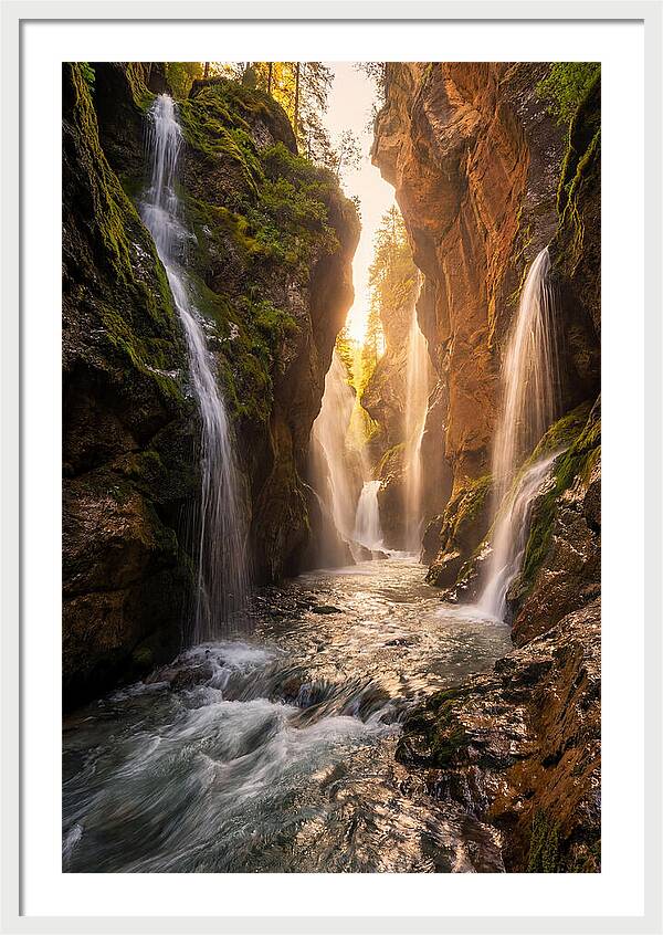 Flume Gorge Waterfall Serenity