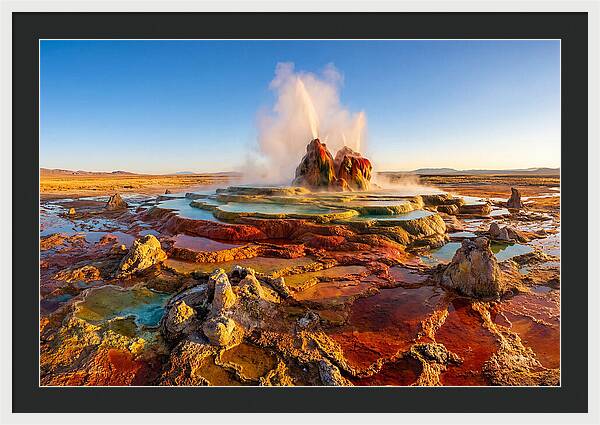 Fly Geyser Eruption