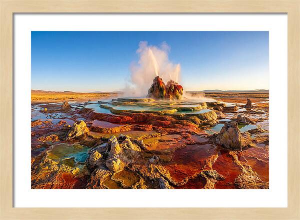 Fly Geyser Eruption