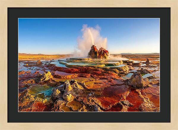 Fly Geyser Eruption