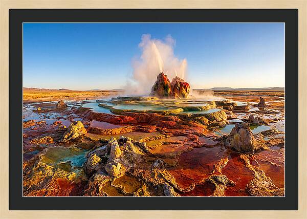 Fly Geyser Eruption