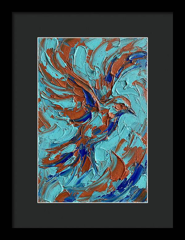 Flying Bird In Vibrant Colors