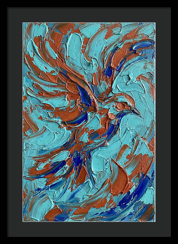 Flying Bird In Vibrant Colors
