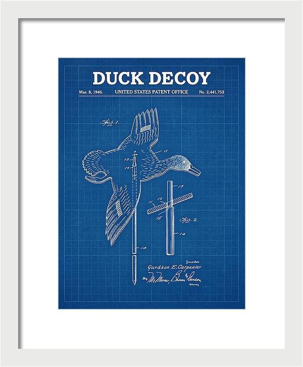 Flying Duck Decoy Blueprint Patent Us2441753a
