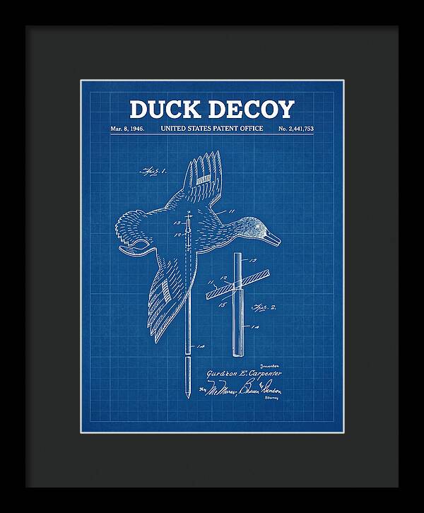 Flying Duck Decoy Blueprint Patent Us2441753a