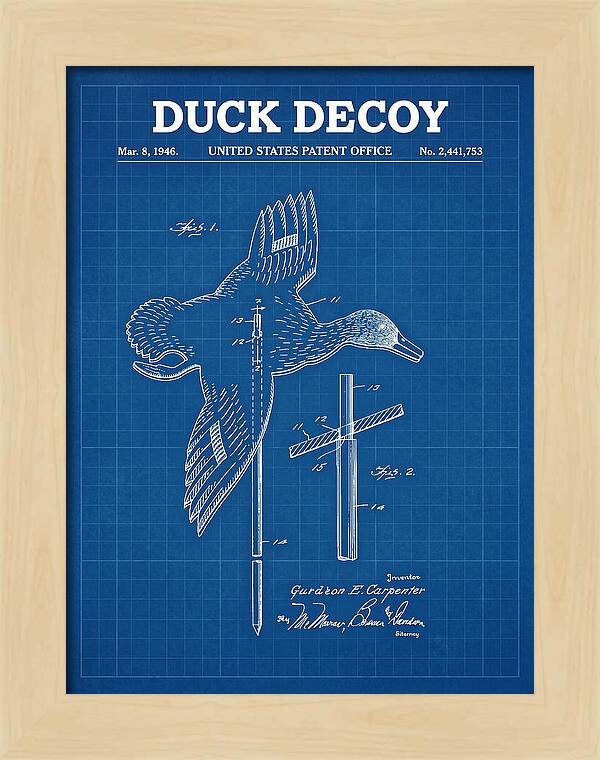 Flying Duck Decoy Blueprint Patent Us2441753a