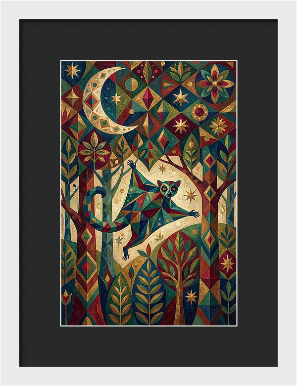 Flying Lemur In A Dreamscape