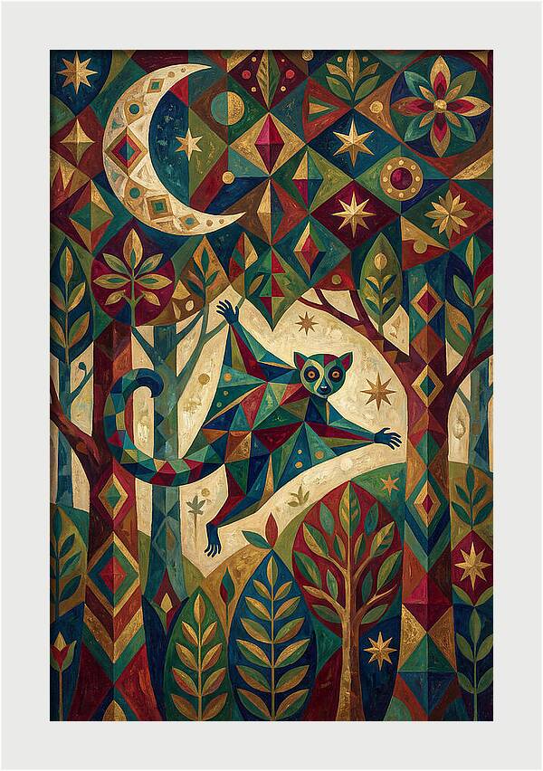Flying Lemur In A Dreamscape