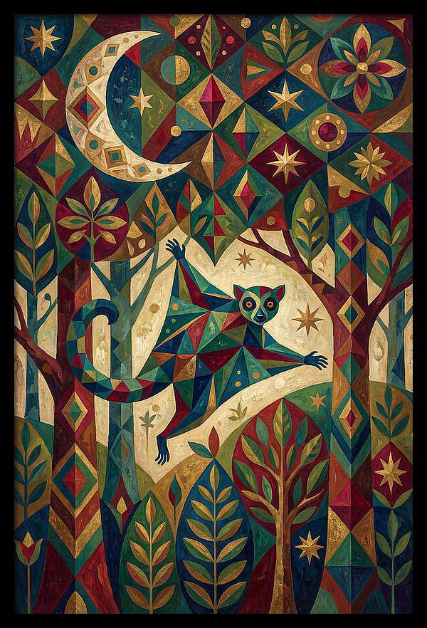 Flying Lemur In A Dreamscape