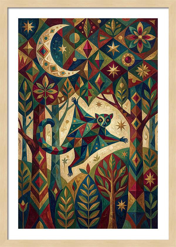 Flying Lemur In A Dreamscape