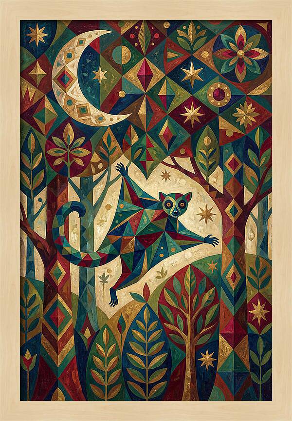 Flying Lemur In A Dreamscape