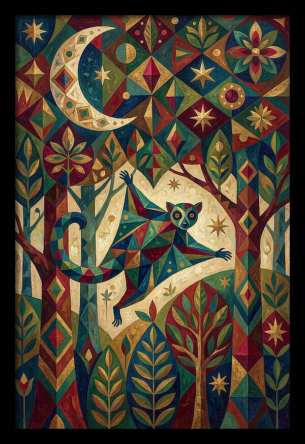 Flying Lemur In A Dreamscape