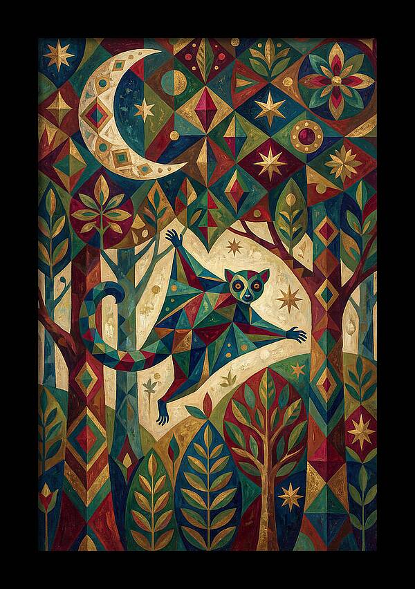 Flying Lemur In A Dreamscape