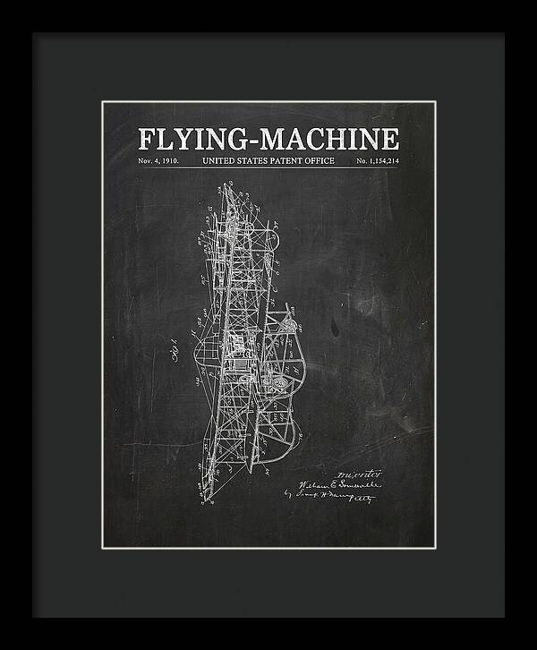 Flying Machine Chalkboard Patent Us1154214