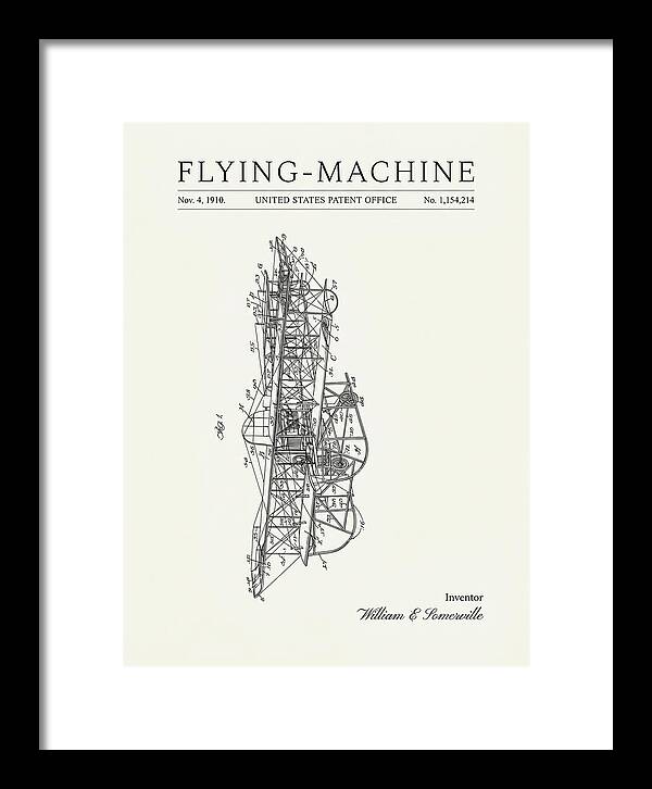 Flying Machine Minimalist Patent Us1154214