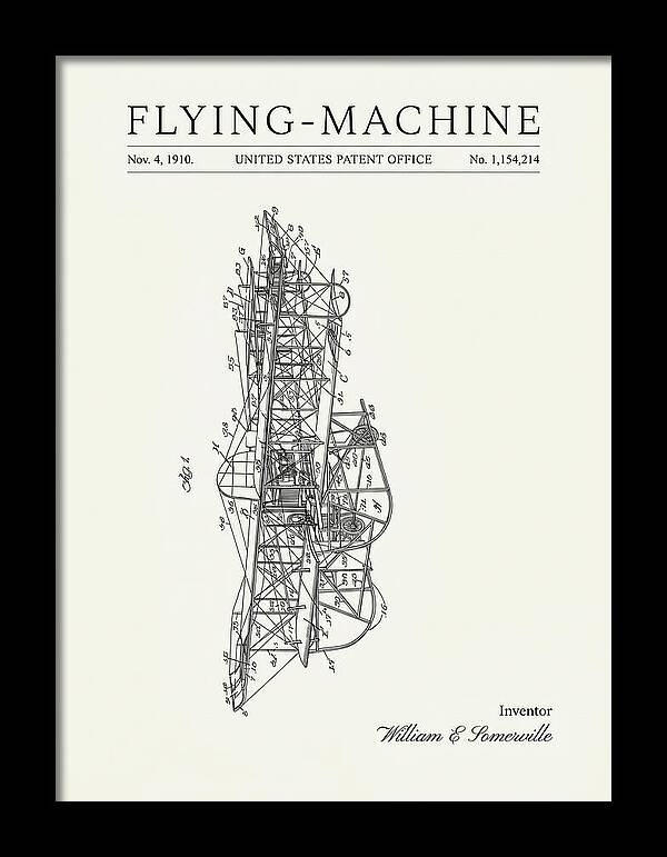 Flying Machine Minimalist Patent Us1154214