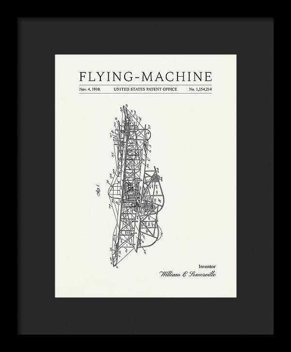 Flying Machine Minimalist Patent Us1154214