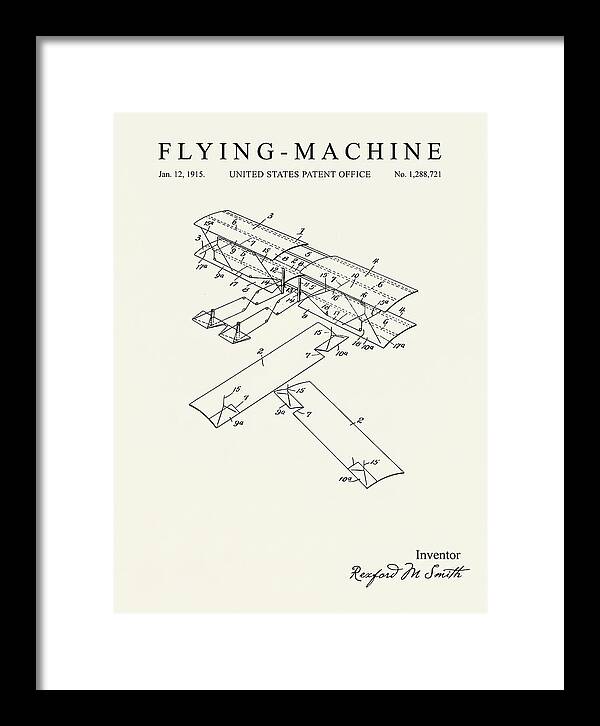 Flying Machine Minimalist Patent Us1288721