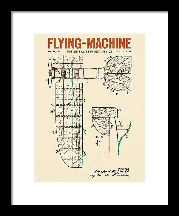 Flying Machine Retro Patent Us1130208