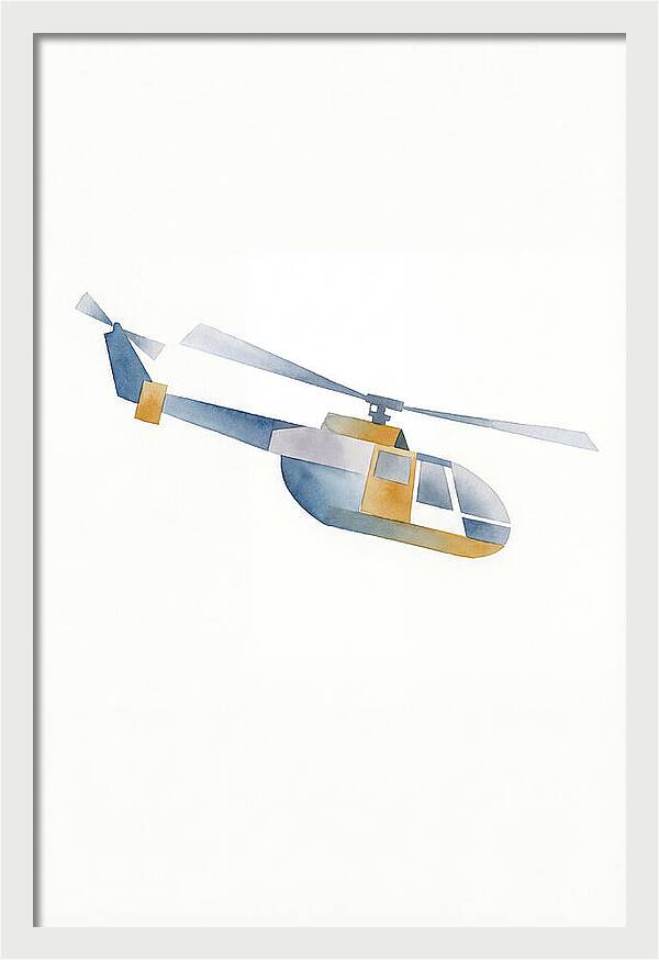 Flying Minimalist Helicopter