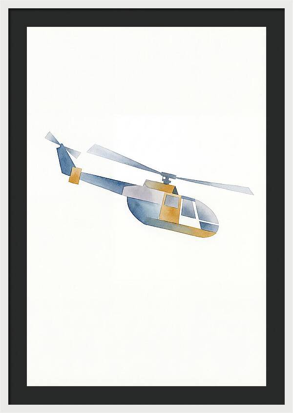 Flying Minimalist Helicopter