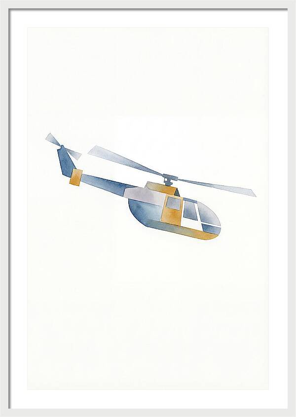 Flying Minimalist Helicopter