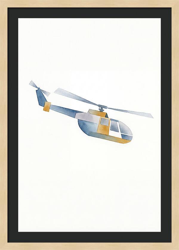 Flying Minimalist Helicopter