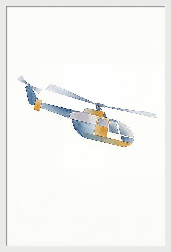 Flying Minimalist Helicopter