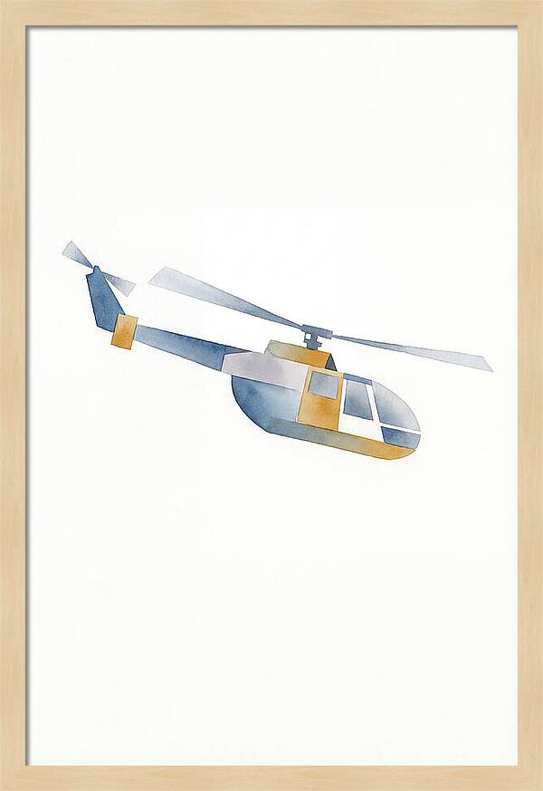 Flying Minimalist Helicopter