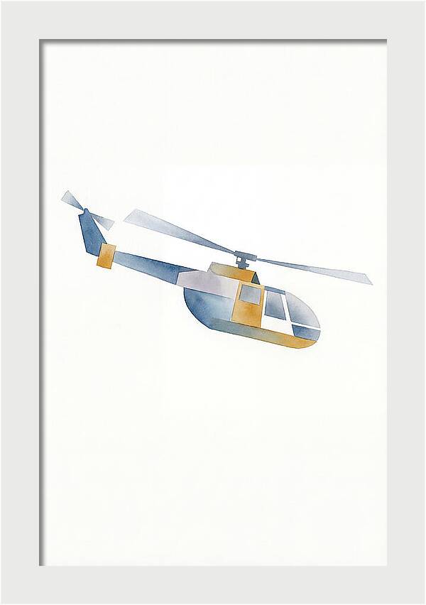 Flying Minimalist Helicopter