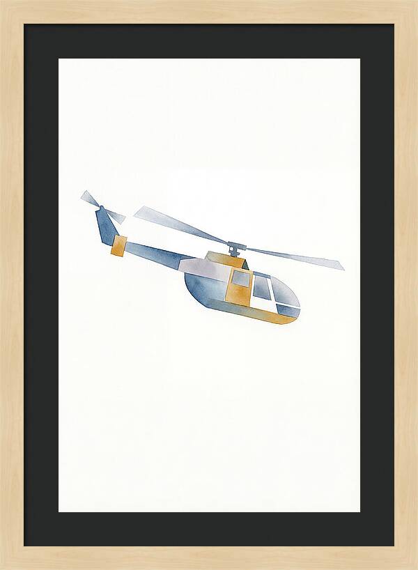 Flying Minimalist Helicopter