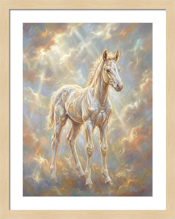 Foal In Ethereal Light