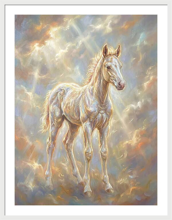 Foal In Ethereal Light