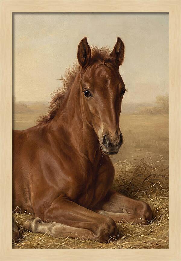 Foal In Serene Rest