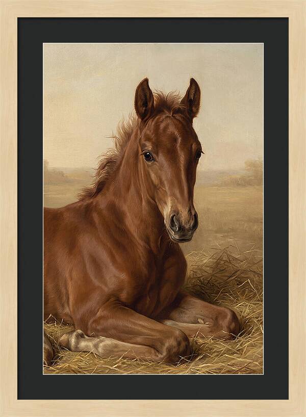 Foal In Serene Rest
