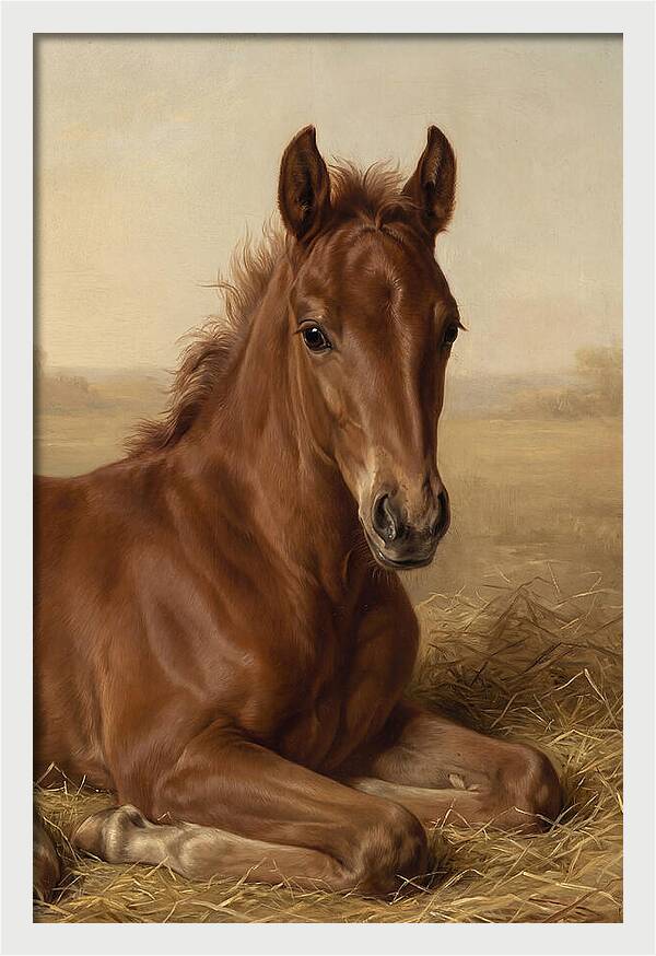 Foal In Serene Rest