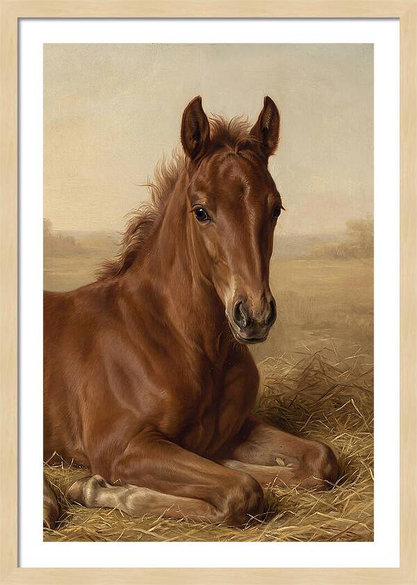 Foal In Serene Rest