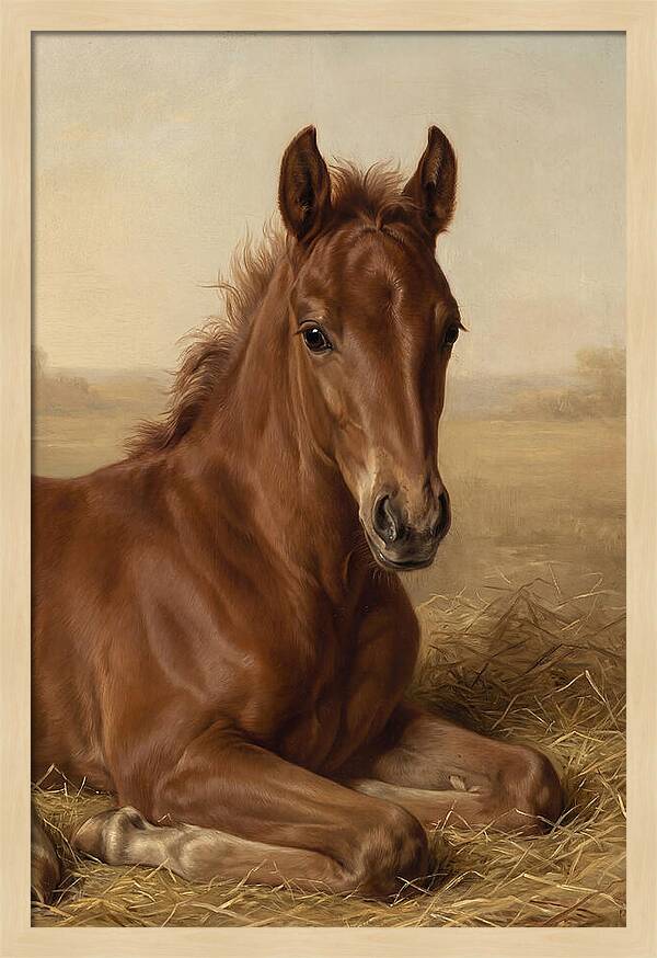 Foal In Serene Rest
