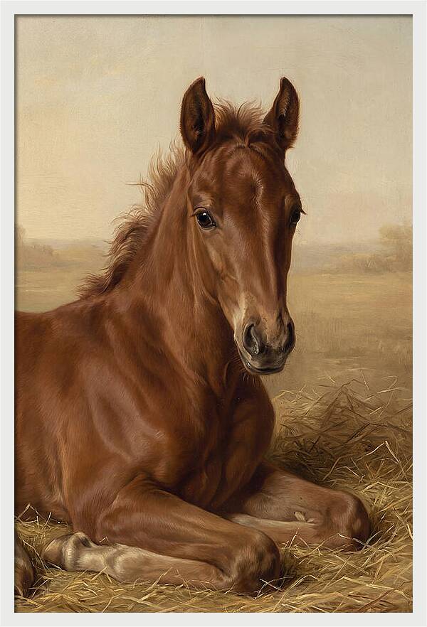 Foal In Serene Rest